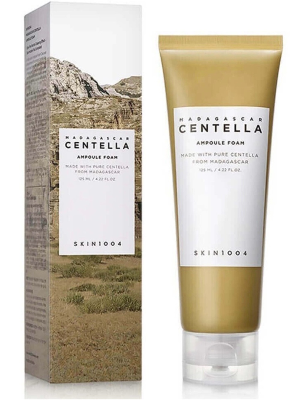 SKIN1004 Madagascar Centella Ampoule Foam Cleanser Face 125mL AHA/BHA